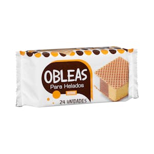 Obleas para helado