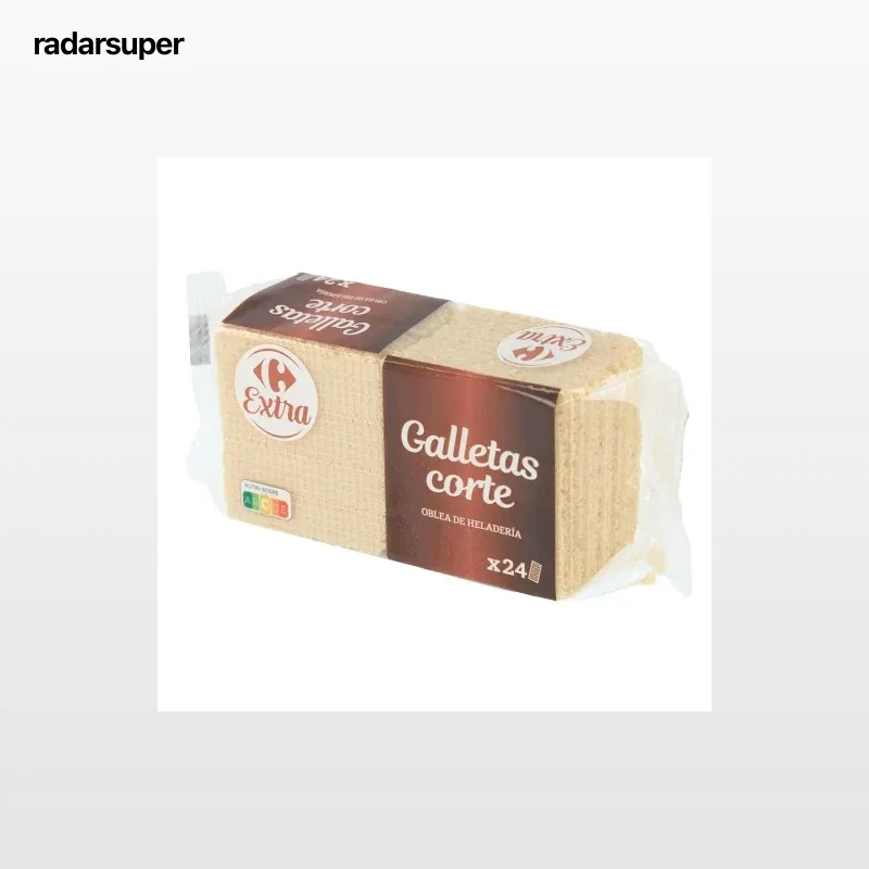 Obleas para helado Extra Carrefour 52 g.
