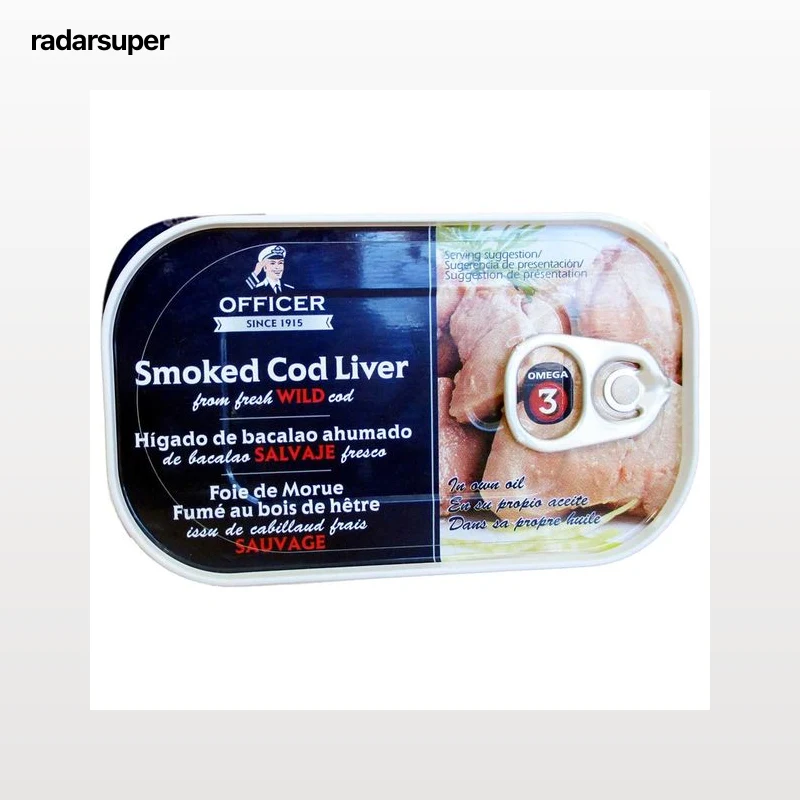OFFICER Hígado de bacalao ahumado 120 g