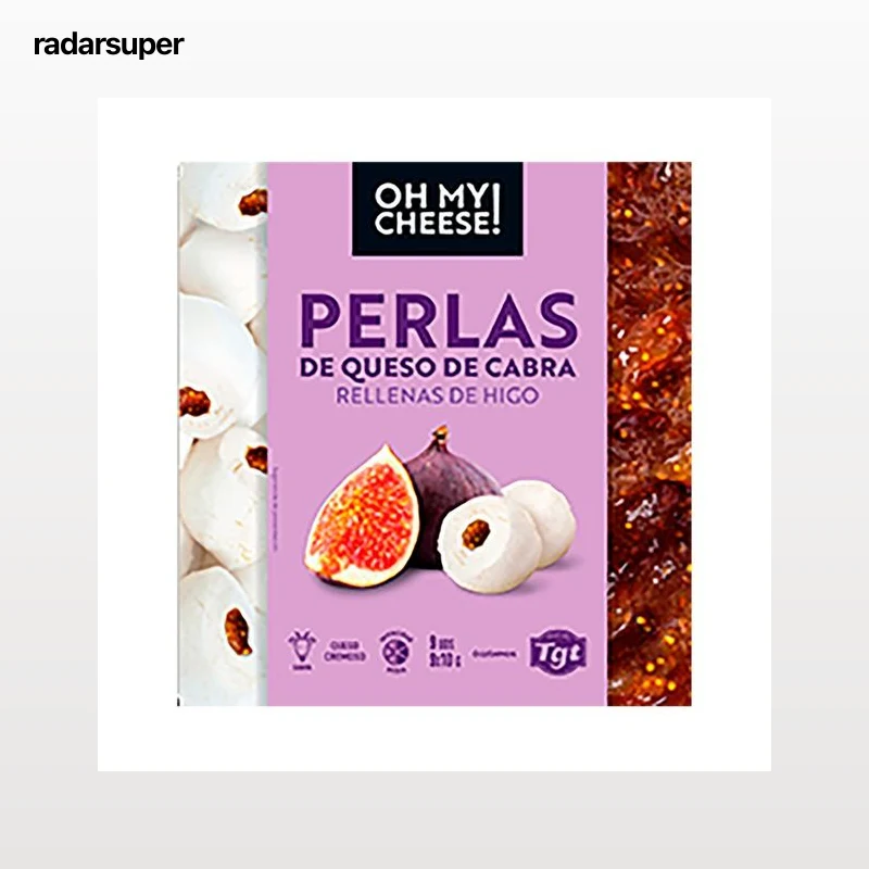 OH MY CHEESE! Perlas de queso de cabra rellenas de higo OH MY CHEESE! 9 uds. 90 g.
