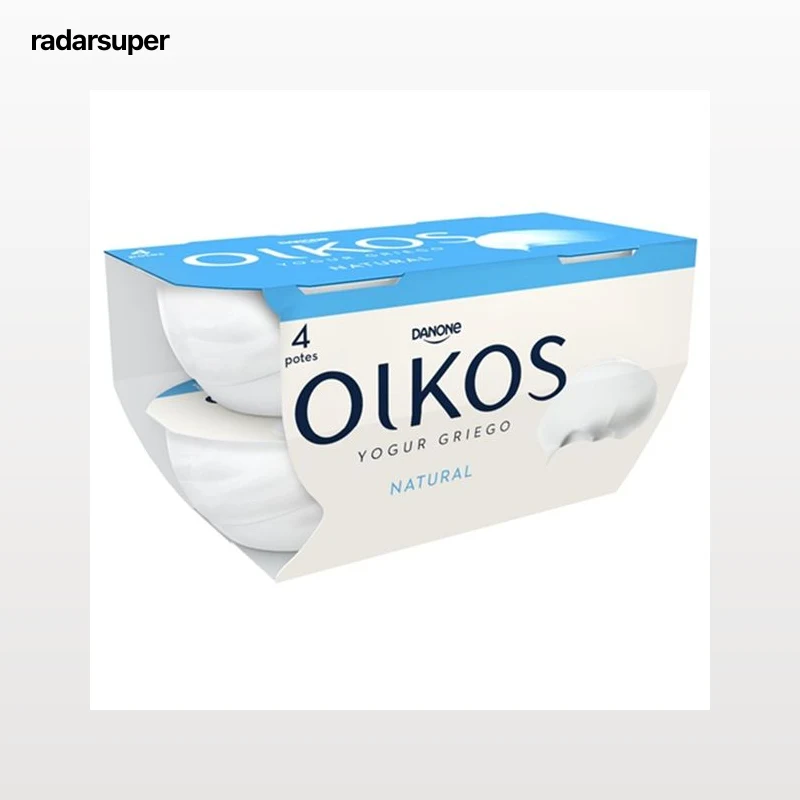 OIKOS Yogur griego natural  de Danone 4 x 110 g.
