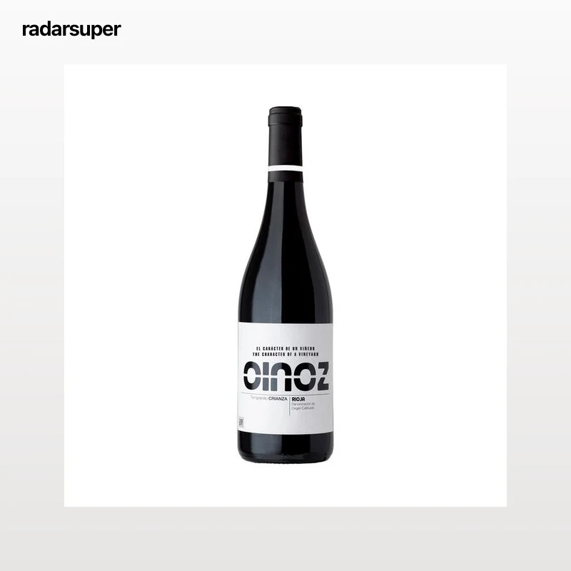 OINOZ  Vino tinto crianza con D.O. Ca. Rioja OINOZ botella de 75 cl.