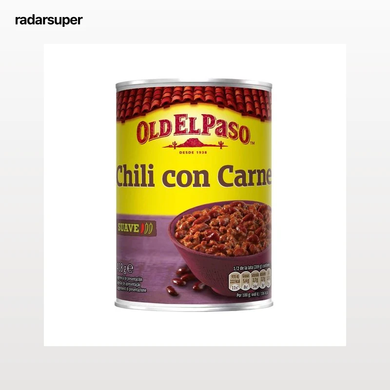 OLD EL PASO Chili con carne lata de 418 grs