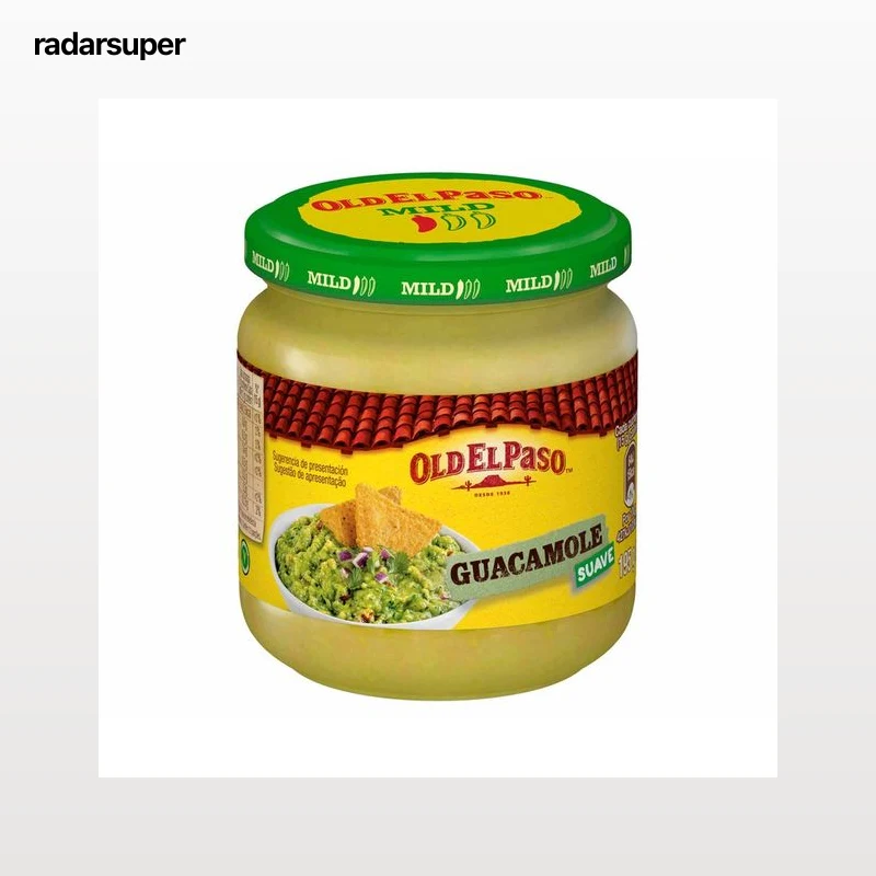 OLD EL PASO Salsa guacamoles suave 195 g.