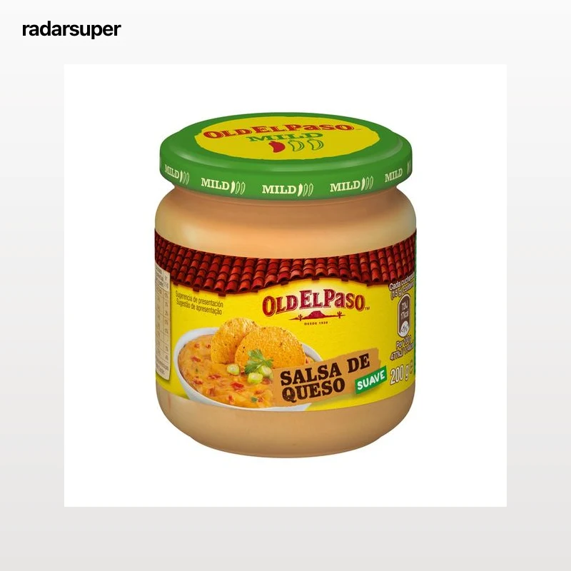 OLD EL PASO Salsa de queso suave 200 g.