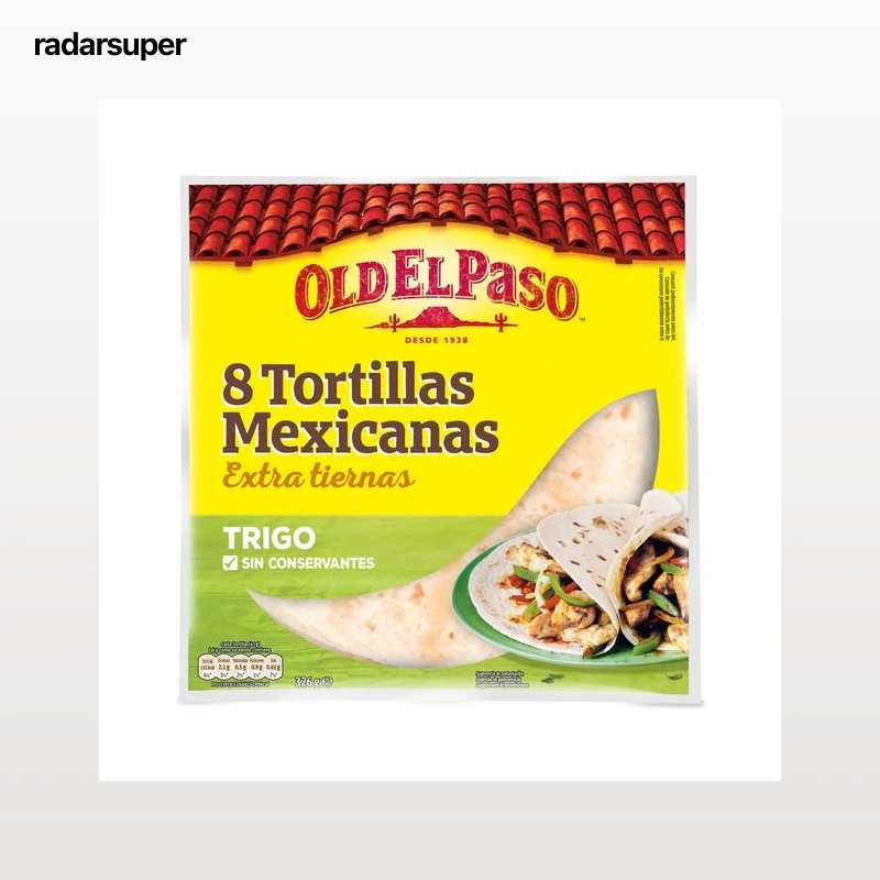 OLD EL PASO Tortillas mejicanas de trigo 320 g.