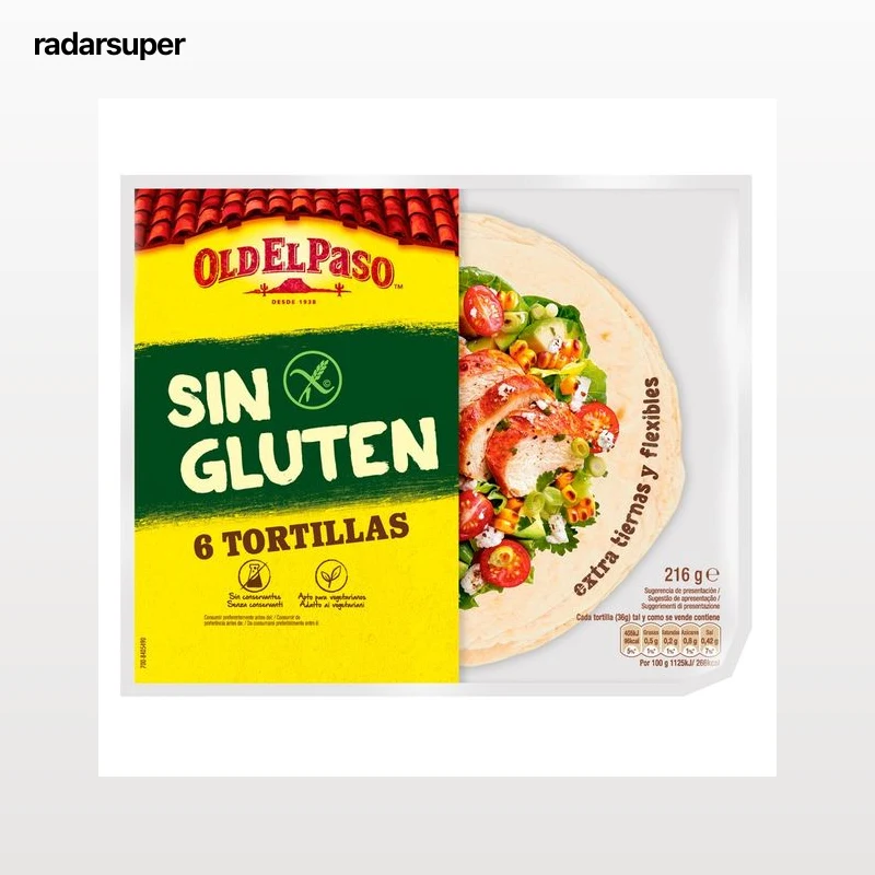 OLD EL PASO Tortillas Mexicanas ( 6 unidades ) 216 g.
