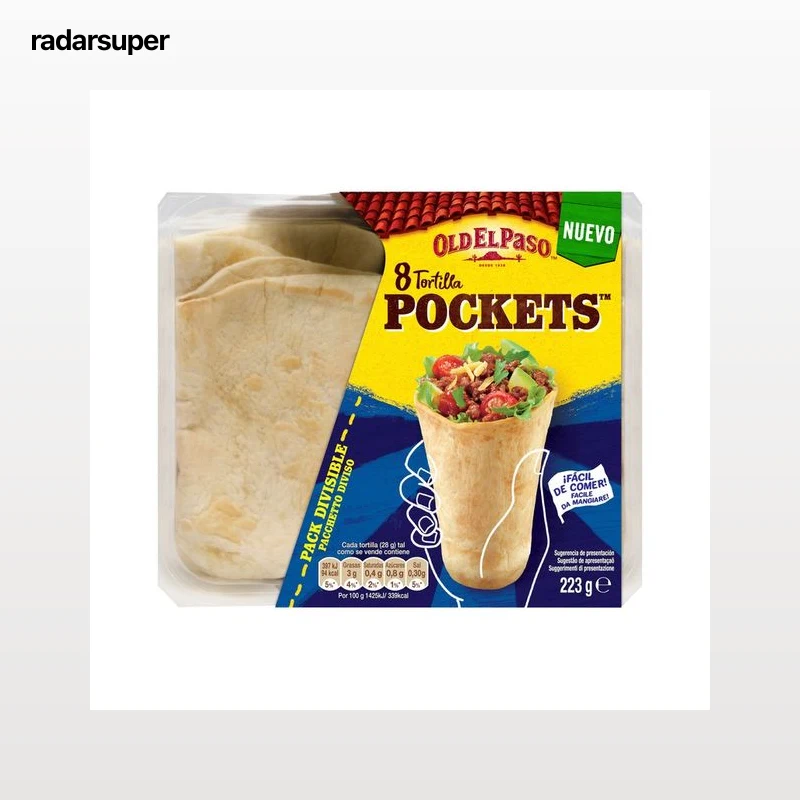 OLD EL PASO Tortillas Pocket Mejicanas 8 uds. 223 g.