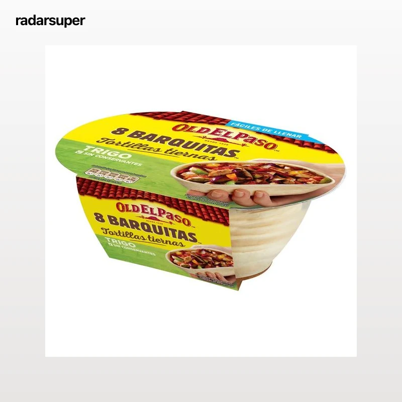 OLD EL PASO Tortillas de trigo para barquitas mejicanas  8 ud.