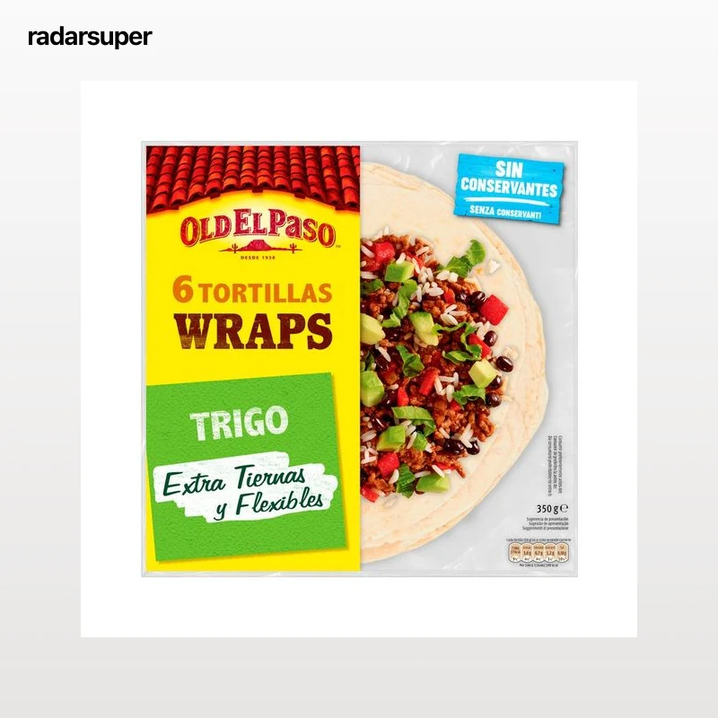 OLD EL PASO Tortillas de trigo wrap 370 gr.