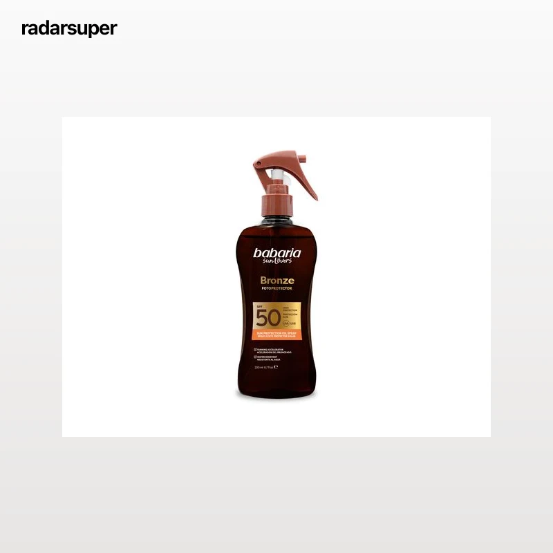 ÓLEO PROTEÇÃO SOLAR BABARIA CÔCO BRONZE SPF50 200ML