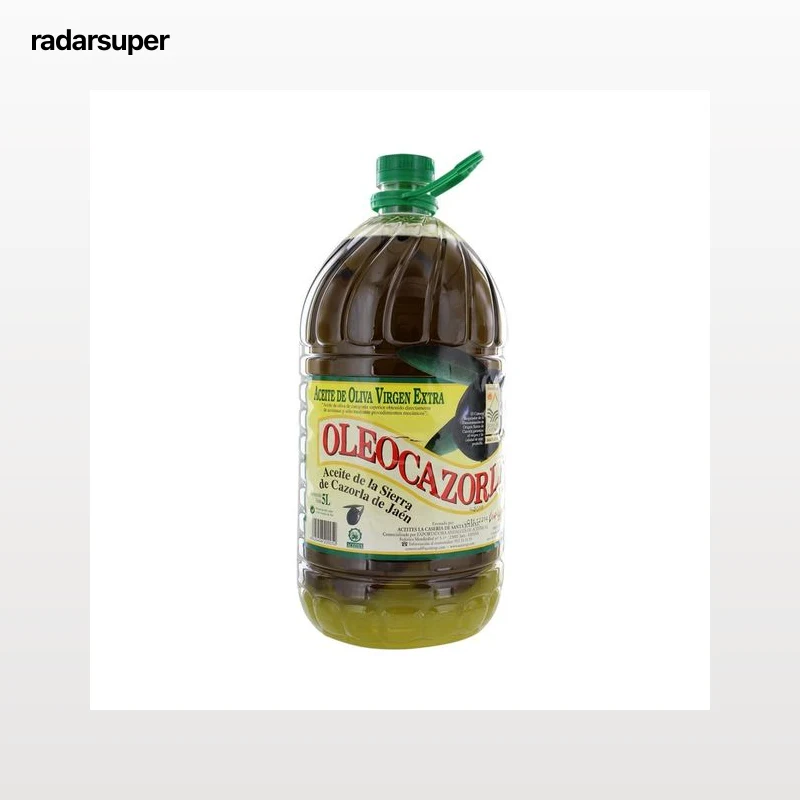 OLEOCAZORLA Aceite de oliva virgen extra D.O.P Sierra de Cazorla garrafa de 5 l.