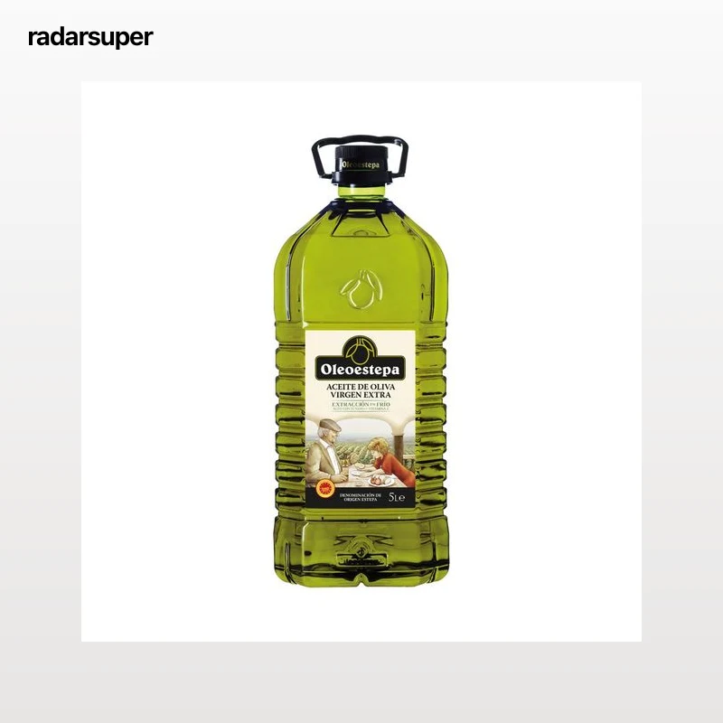 OLEOESTEPA Aceite de oliva virgen extra con D.O.P Estepa garrafa de 5 l.