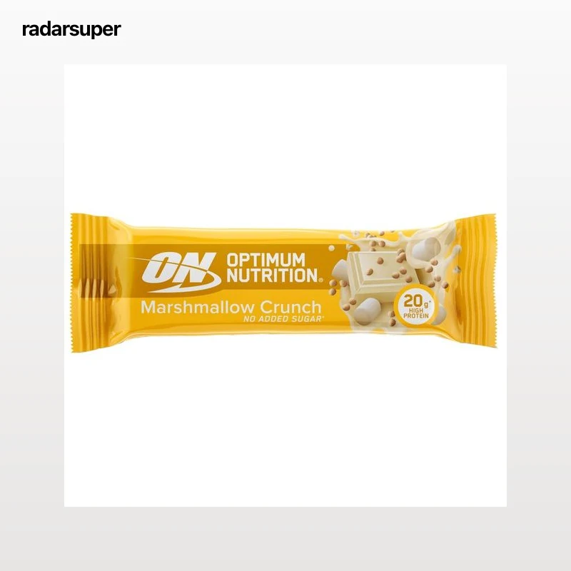OPTIMUM NUTRITION Barrita de proteína crunch marshmallow 65 g.