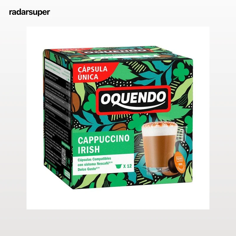 OQUENDO Café cappuccino irish en cápsulas 12 uds. 192 g.