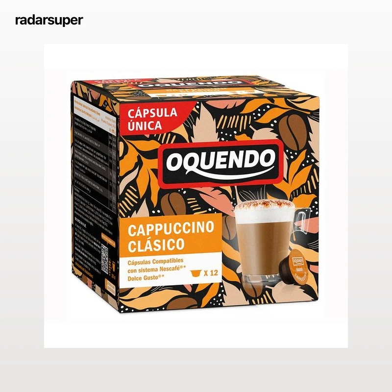 OQUENDO Café en cápsulas cappuccino 12 uds.