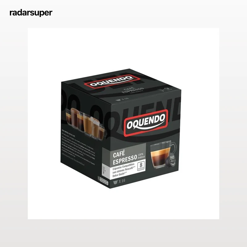 OQUENDO Café en cápsulas espresso intenso I8,16 uds.