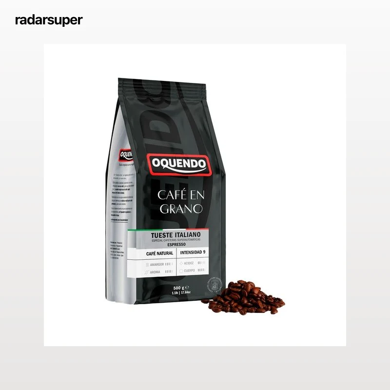 OQUENDO Café grano natural espresso italiano 500 g.