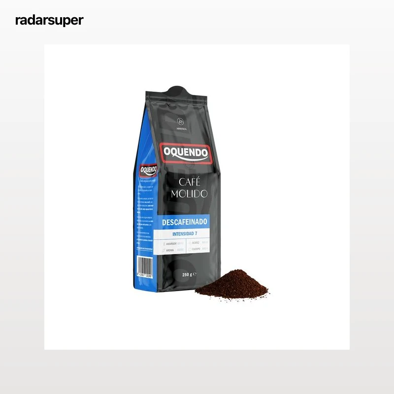 OQUENDO Café molido descafeinado I7, 250 g.