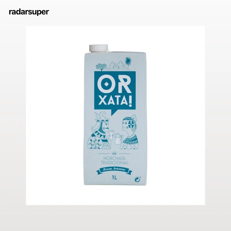 OR,XATA Horchata receta artesanal con denominación de origen Chufa de Valencia OR,XATA 1 l.