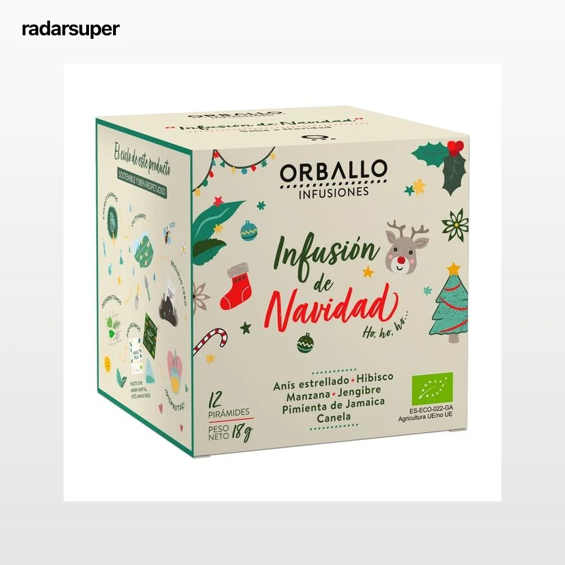 ORBALLO Infusión ecológica de Navidad 12 uds.