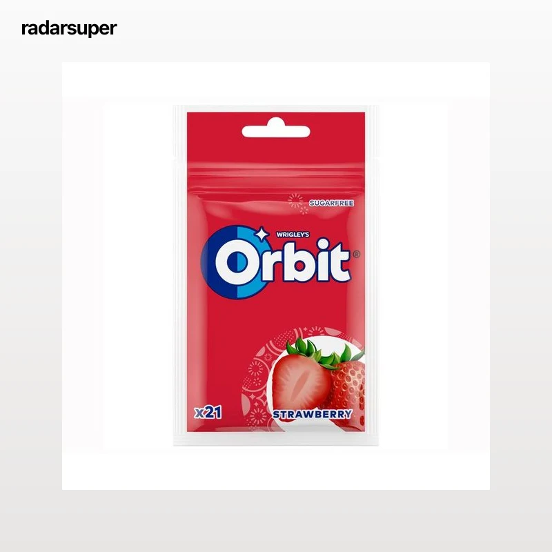 ORBIT Chicle de fresa 29 g.