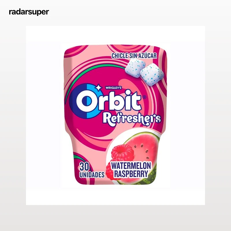 ORBIT Chicle gragea sandía y frambuesa 30 uds.67 gr.
