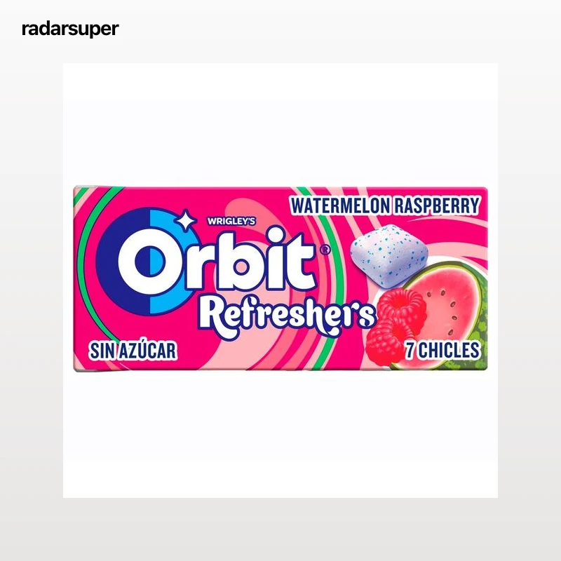ORBIT Chicle gragea sandía y frambuesa 7 uds.15,6 gr.