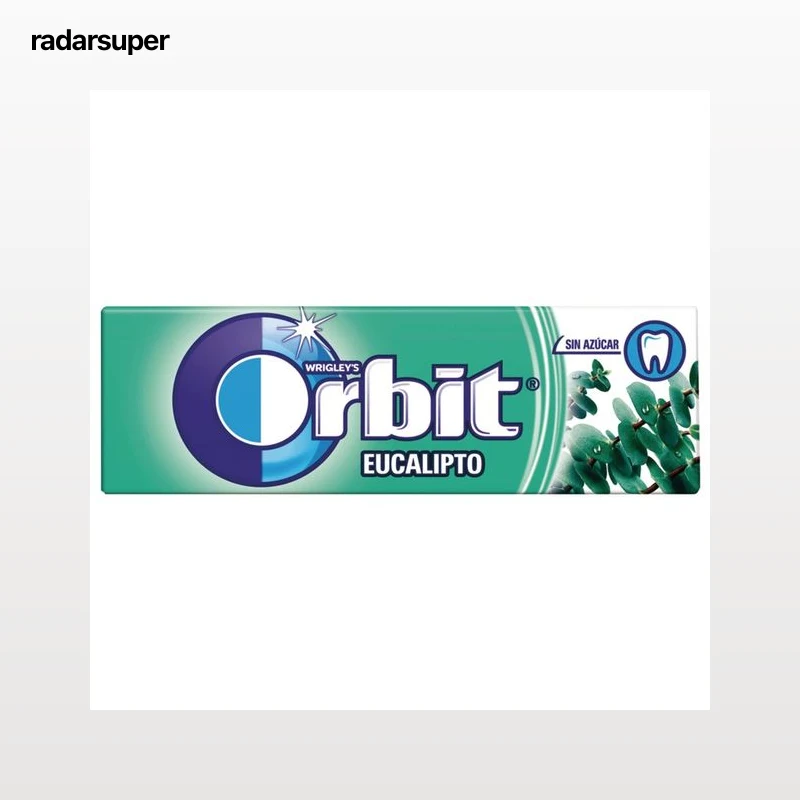 ORBIT Chicles de eucalipto 14 g.