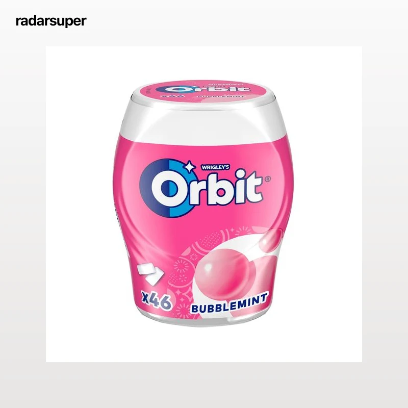 ORBIT Chicles sabor bubblemint, 46 uds, 64 g.