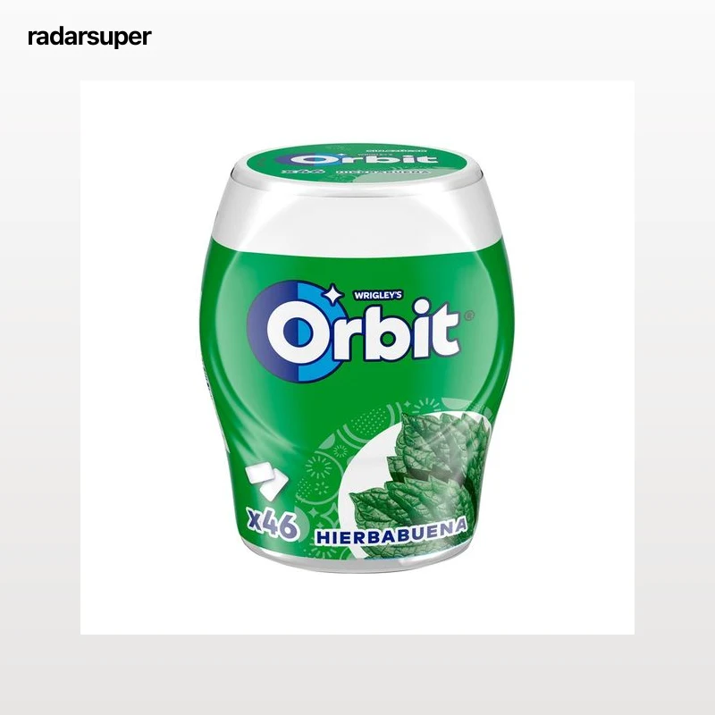 ORBIT Chlicles sabor hierbabuena, 46 uds, 64 g.