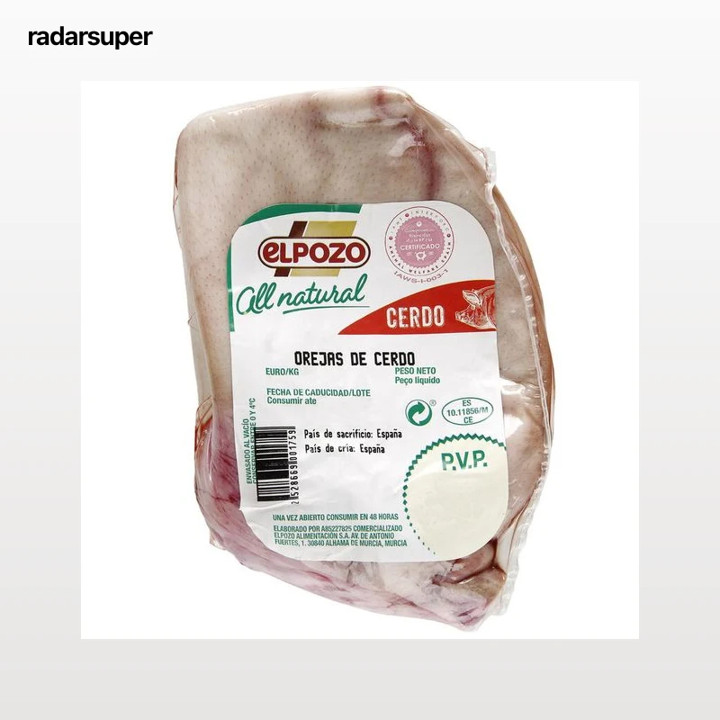 Oreja de cerdo ElPozo 300g aproximadamente