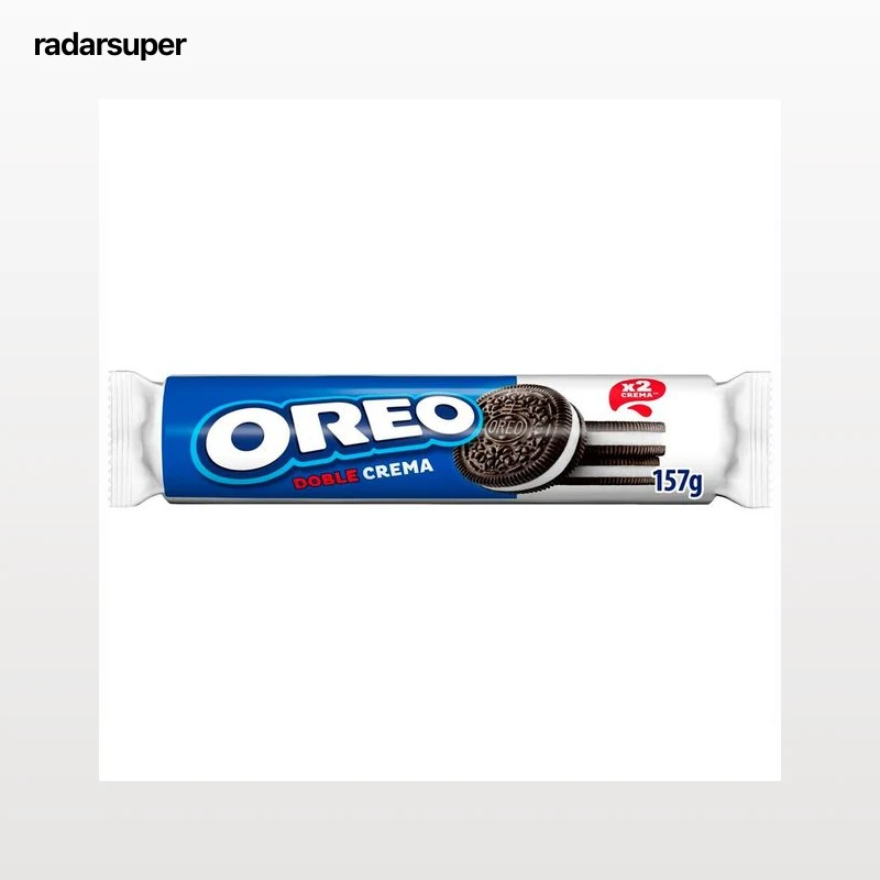 OREO Galletas de cacao con relleno doble de crema de vainilla 157 g.