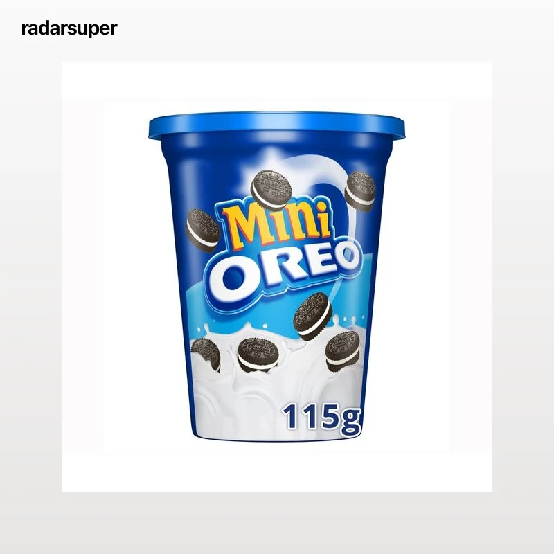 OREO Galletas Mini rellenas de vainilla 115 g.
