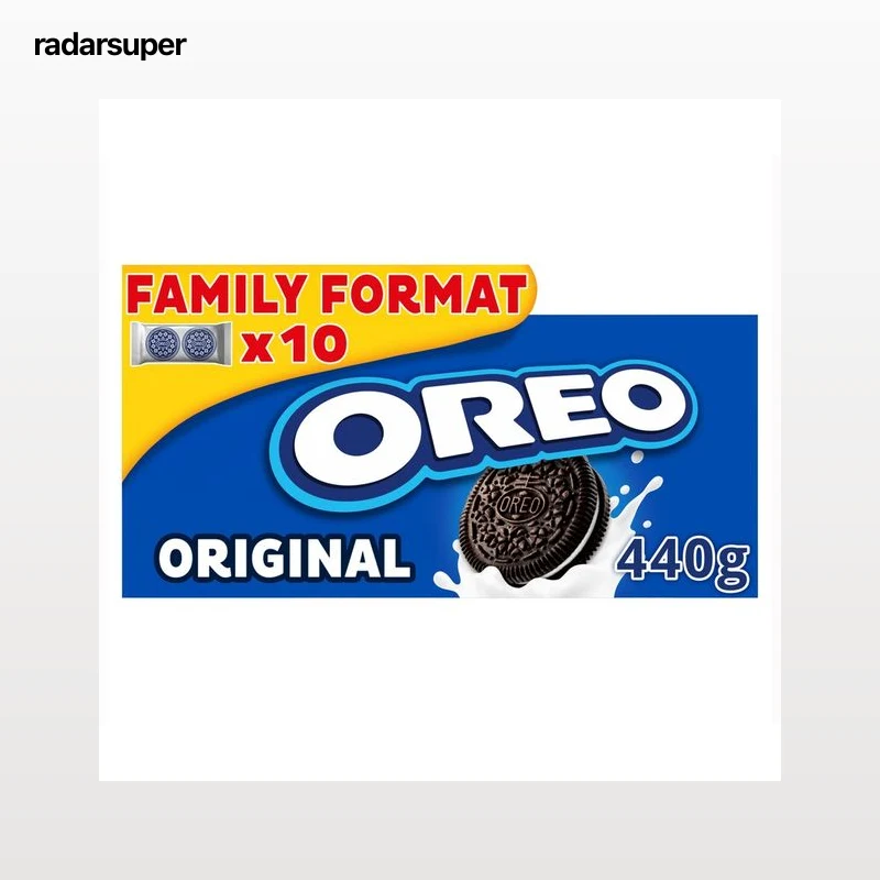 OREO Original Galletas rellenas de crema de vainilla 10 uds. 44 g.
