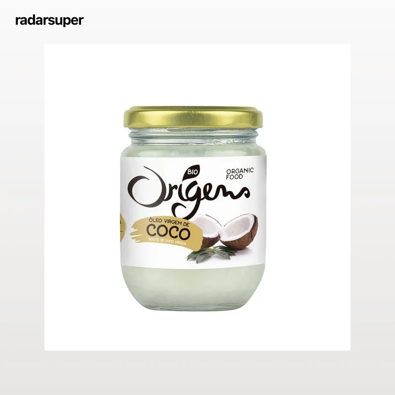 ORIGENS Aceite de coco ecológico 200 ml.