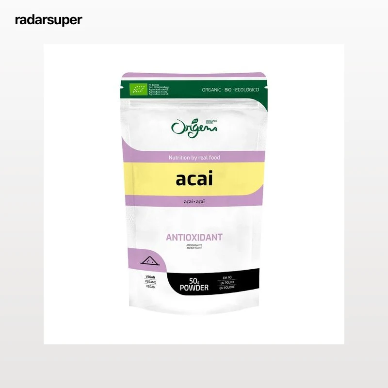 ORIGENS Bio Acai liofilizado en polvo, procedente de agricultura ecológica 50 g.