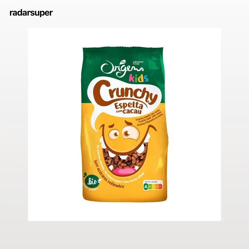 ORIGENS Bio kids Cereales (crujientes) infantiles de espelta con chocolate ecológicos 125 g.