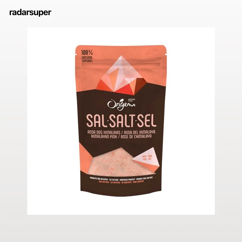 ORIGENS Bio Sal fina rosa del Himalaya, ecológica 500 g.