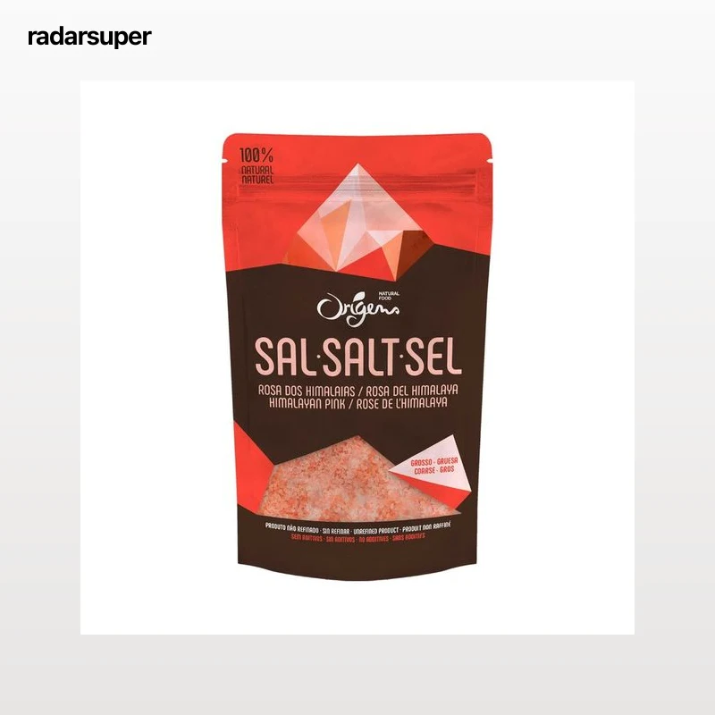 ORIGENS Bio Sal gruesa rosa del Himalaya, ecológica 500 g.