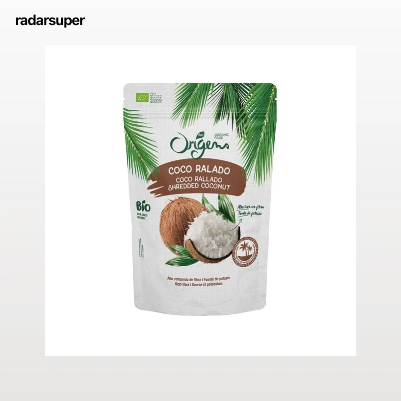 ORIGENS Coco rallado ecológico 200 g.