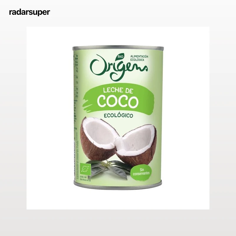 ORIGENS Leche de coco Bio ORIGENS 400 ml.