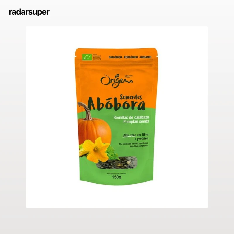 ORIGENS Semillas de calabaza ecológicas 150 g.
