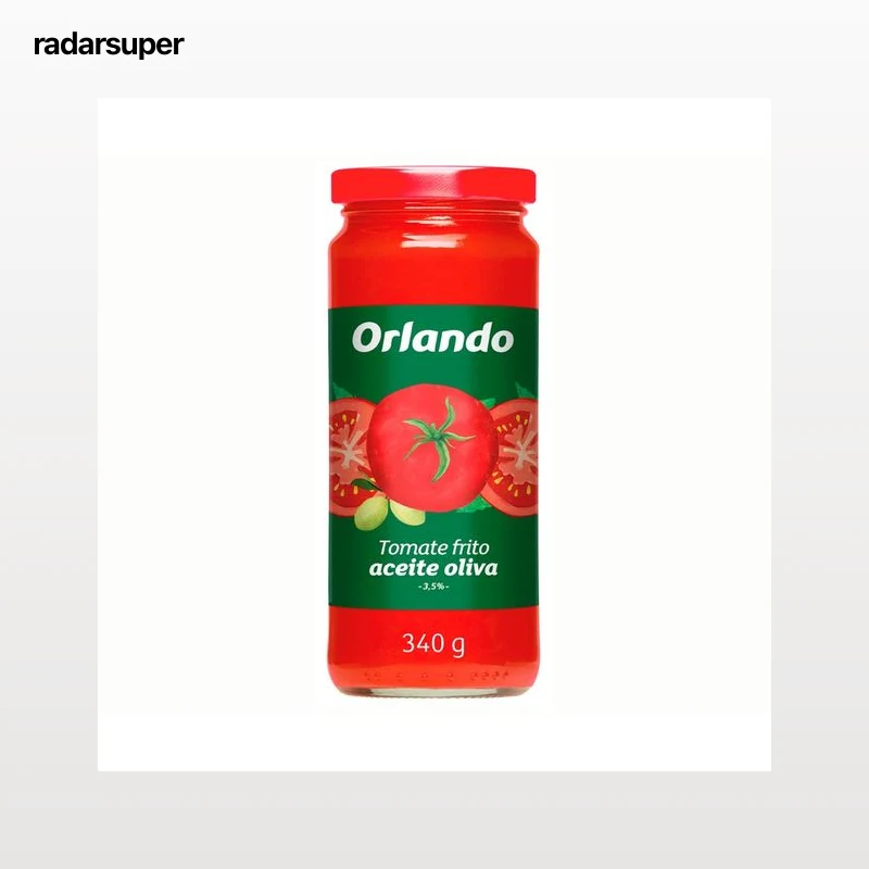 ORLANDO Tomate frito en aceite de oliva frasco 340 grs