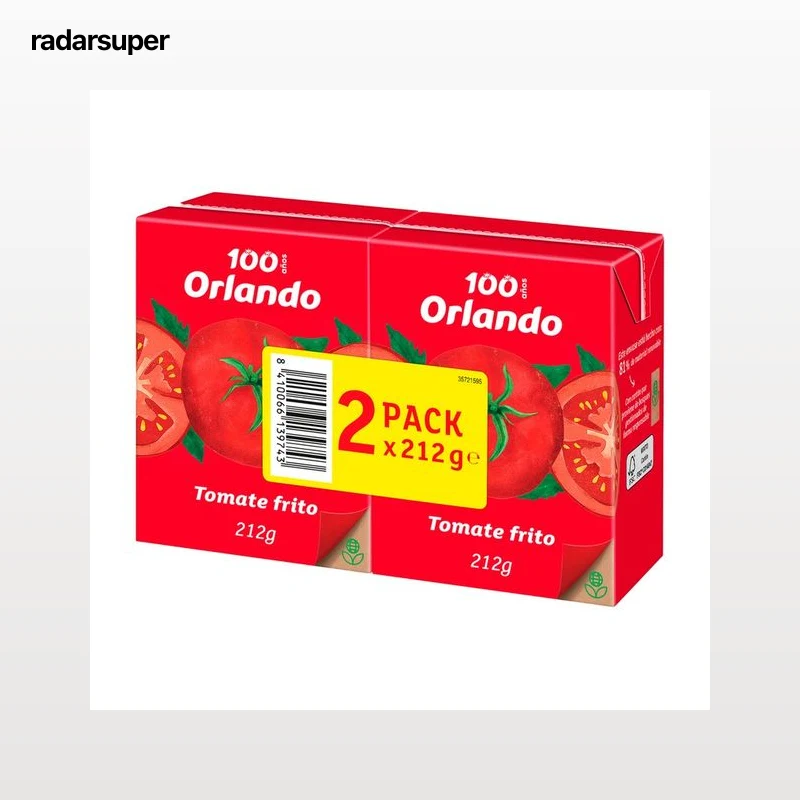ORLANDO Tomate frito brik 2 x 212 g.