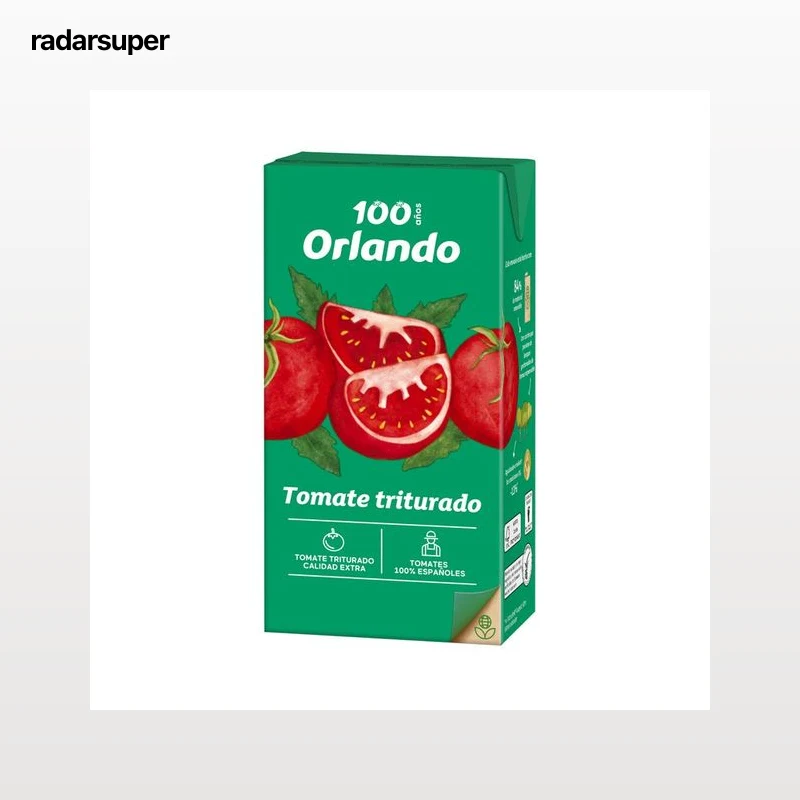 ORLANDO Tomate triturado brik de 510 g.