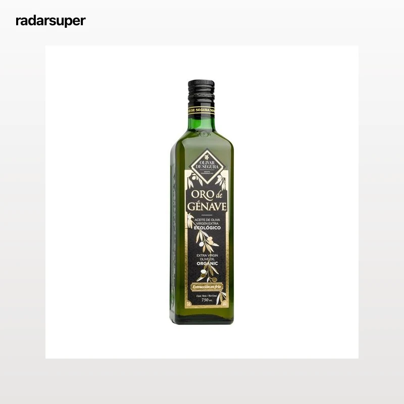 ORO DE GÉNAVE Aceite de oliva virgen extra ecológico ORO DE GÉNAVE botella 750 ml.