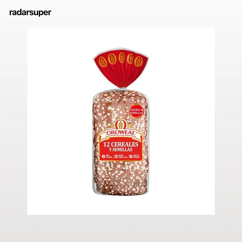 OROWEAT Pan de molde con 12 cereales y semillas 550 g.