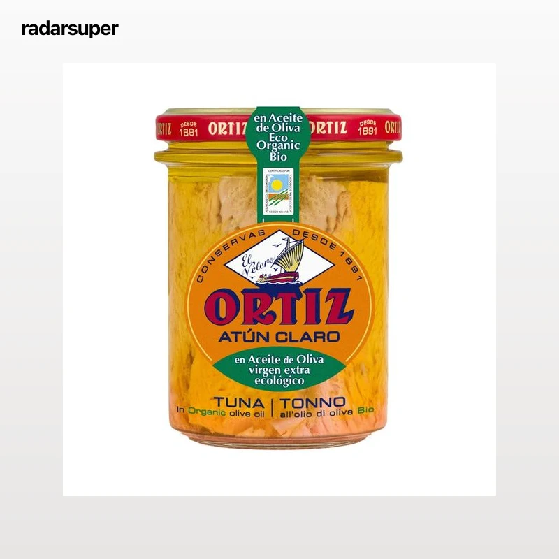 ORTIZ Atún claro en aceite de oliva ecológico 150 g.