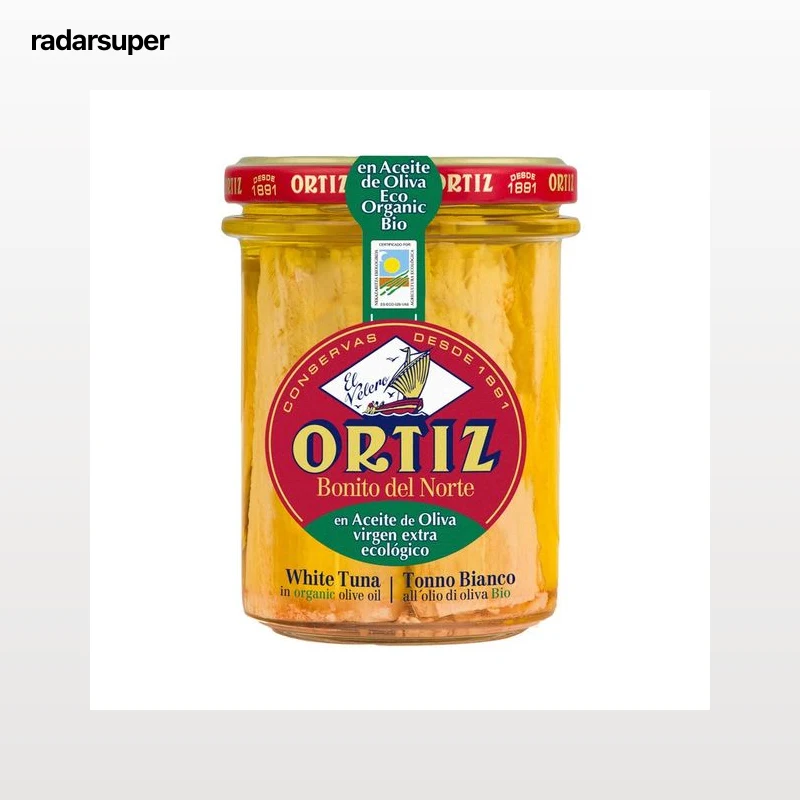 ORTIZ Bonito del norte en aceite de oliva ecológico 150 g.